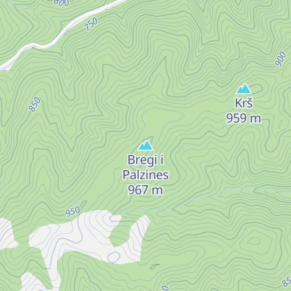 Map of Bregi i Palzines