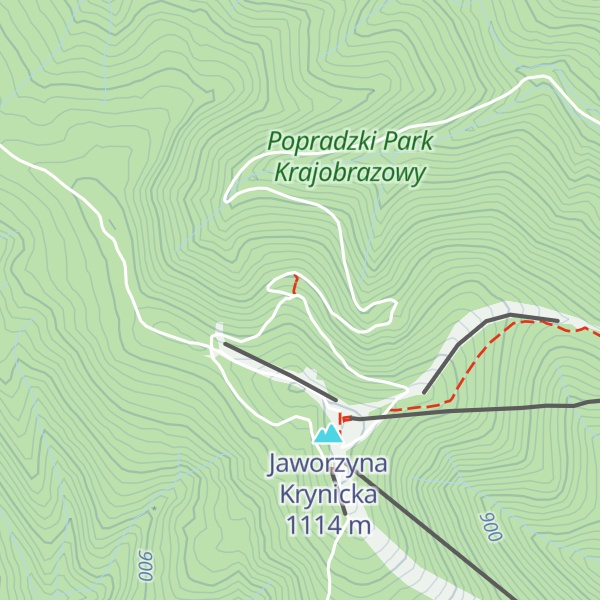Map of Schronisko PTTK Jaworzyna Krynicka