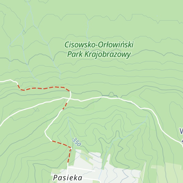 Map of Cisowska Górka