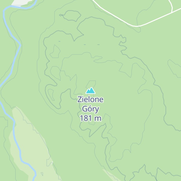 Map of Zielone Góry