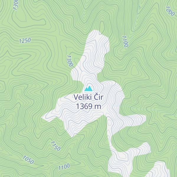 Map of Veliki Čir