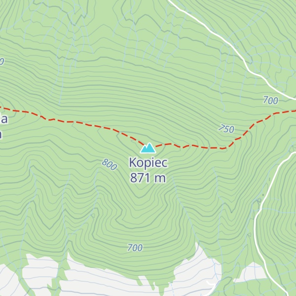 Map of Kopiec