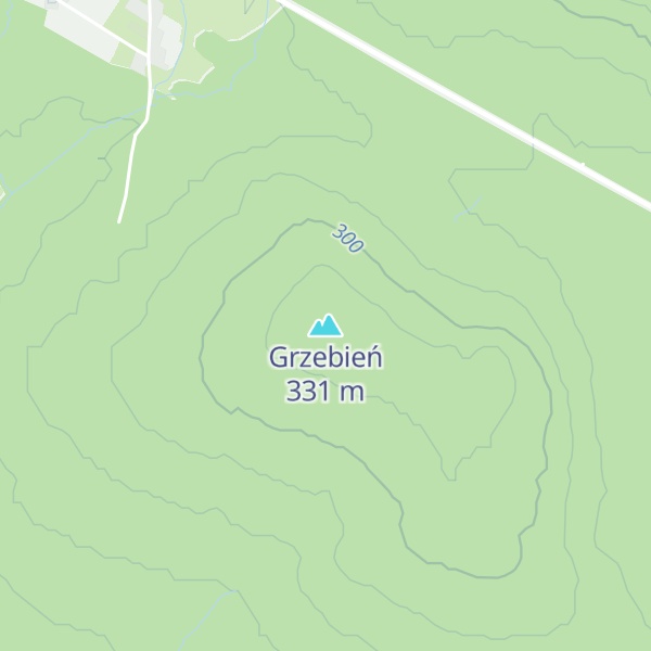 Map of Grzebień