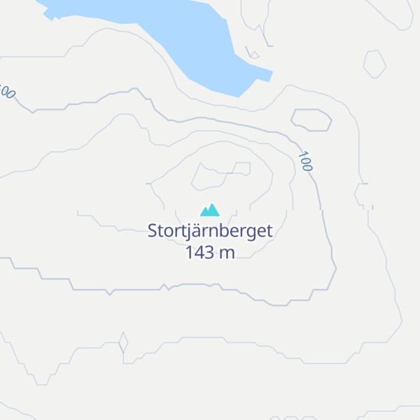 Map of Stortjärnberget