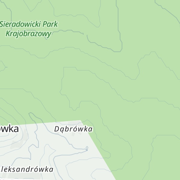 Map of Pasmo Sieradowickie