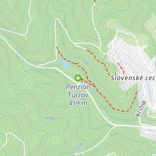 Map of Penzión Turzov