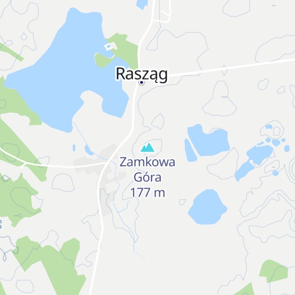 Map of Zamkowa Góra