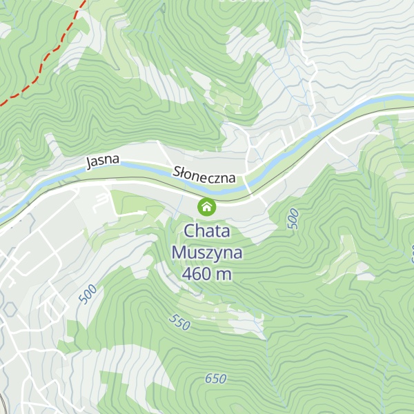 Map of Chata Muszyna