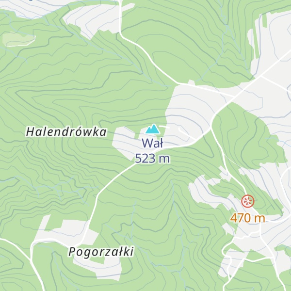Map of Chata pod Wałem