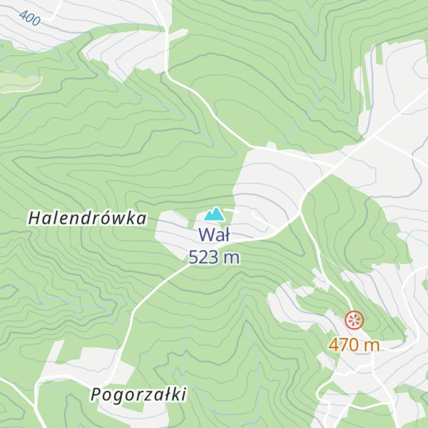 Map of Wał