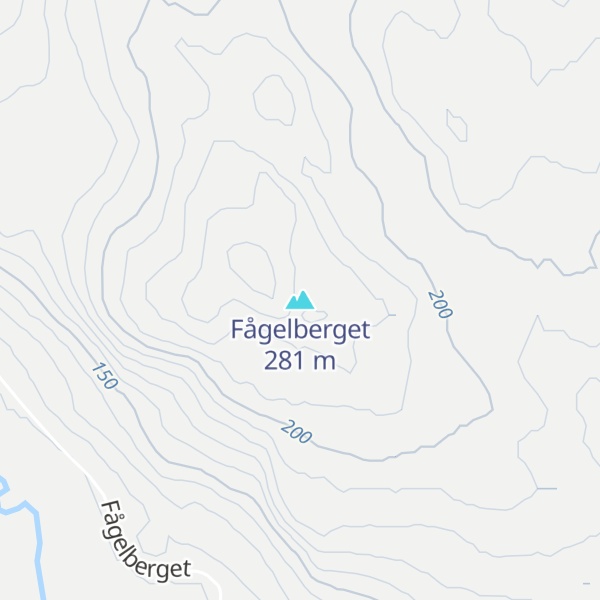 Map of Fågelberget