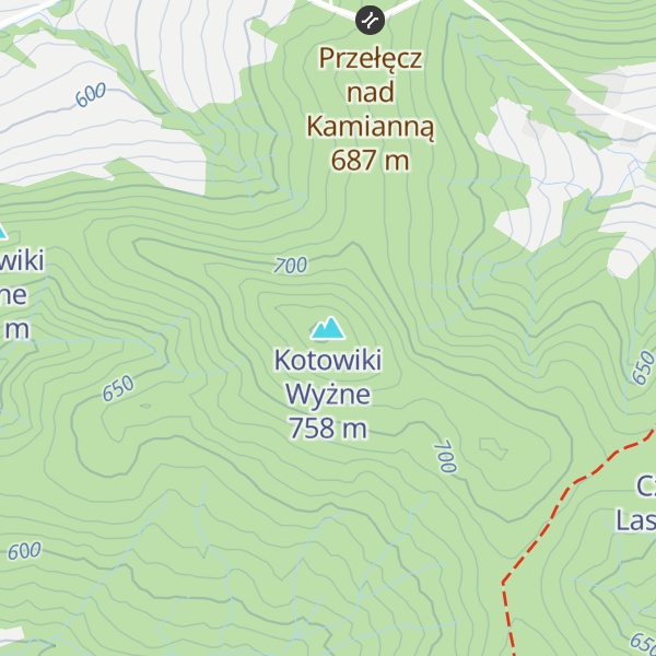 Map of Kotowiki Wyżne