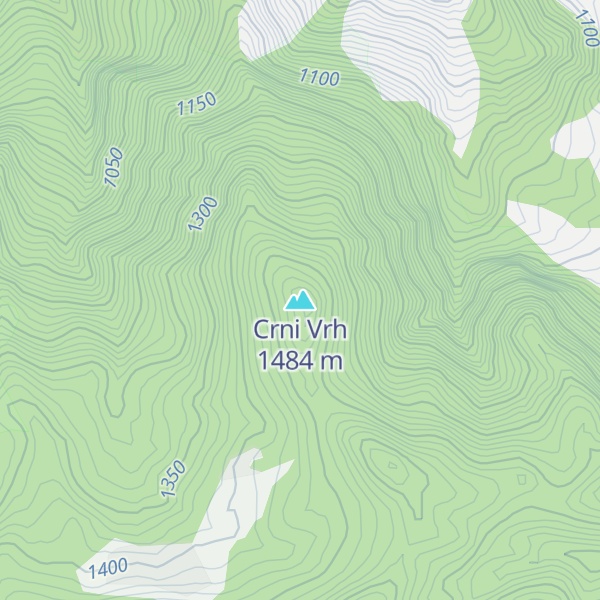 Map of Crni Vrh