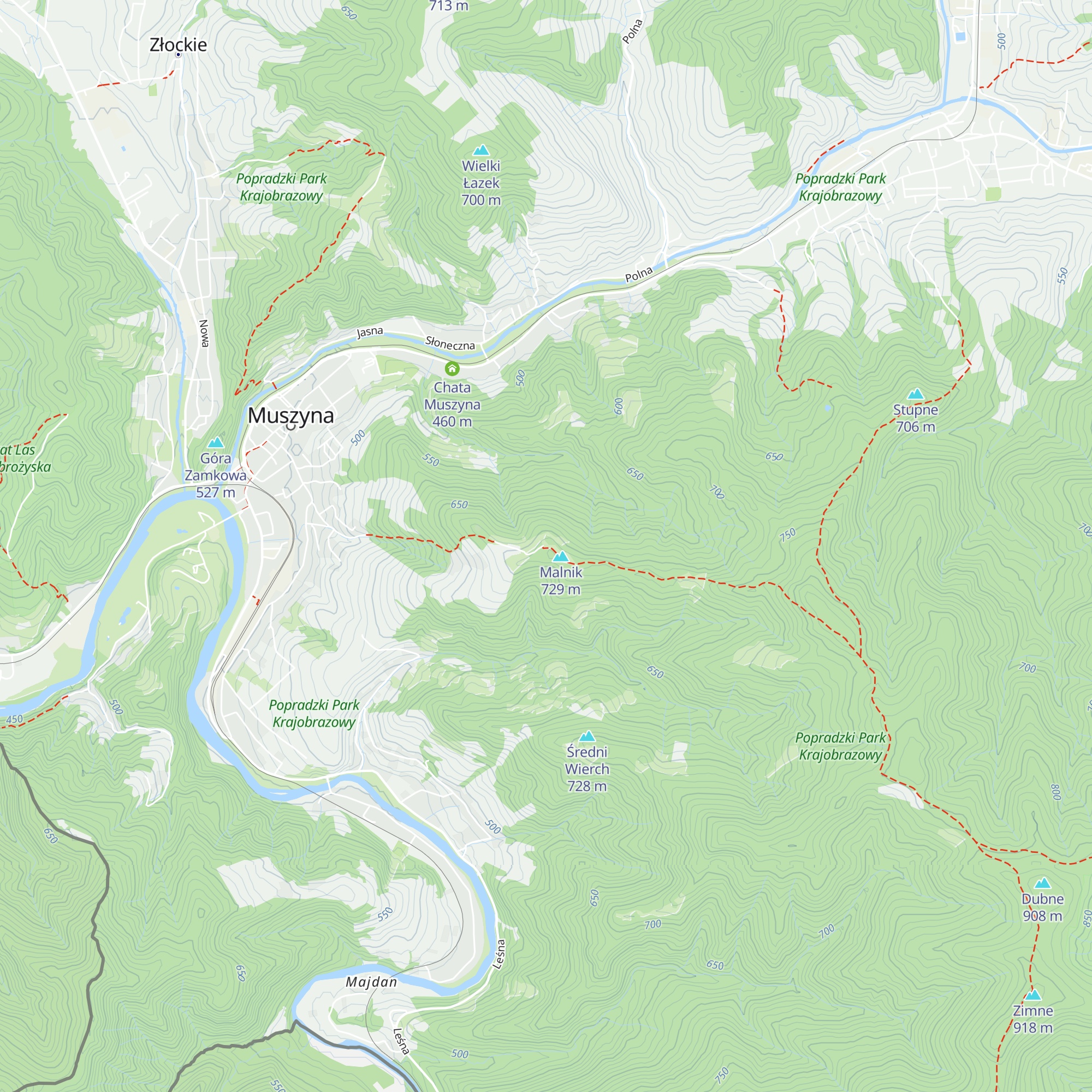Wieża widokowa Malnik map