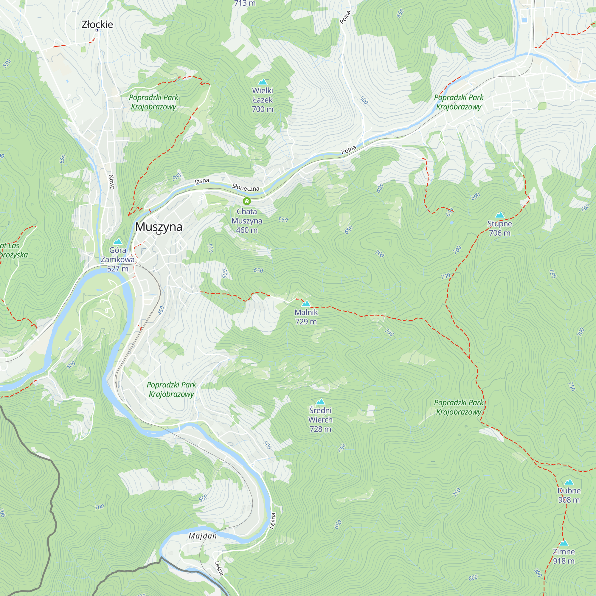 Wieża widokowa Malnik map