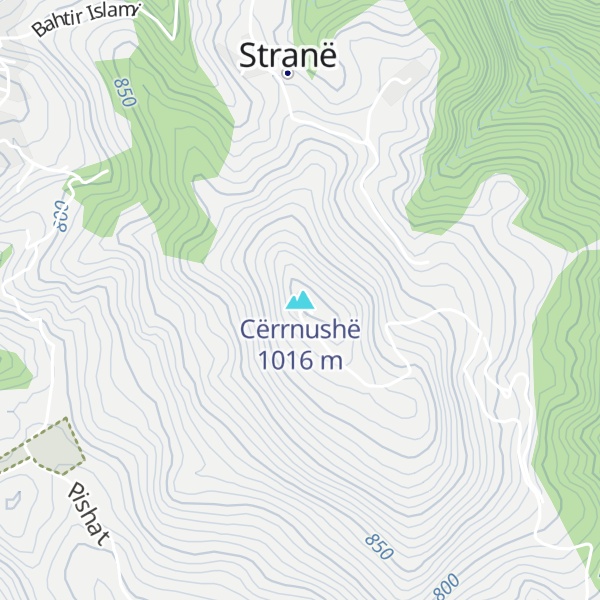 Map of Cërrnushë