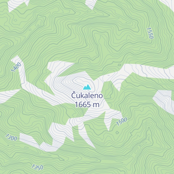 Map of Čukaleno