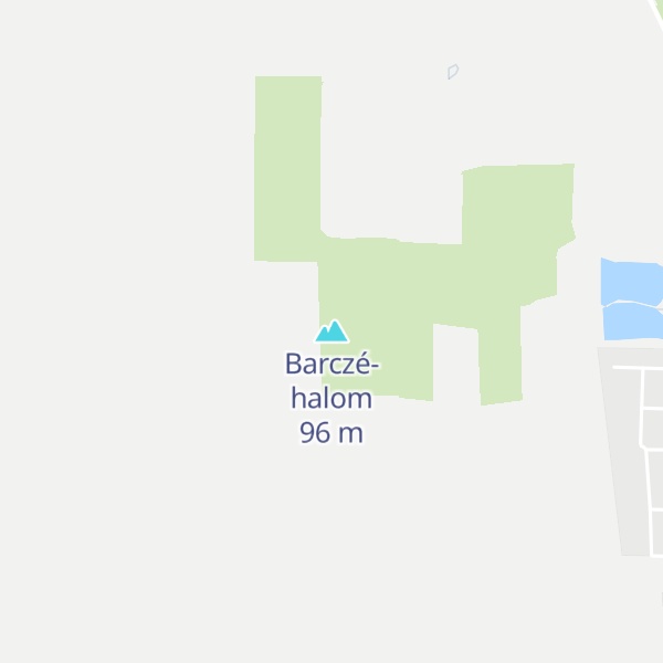 Map of Barczé-halom