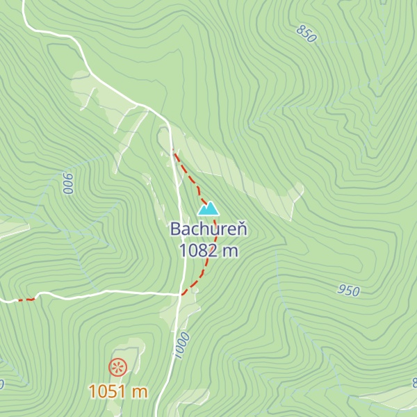 Map of Bachureň