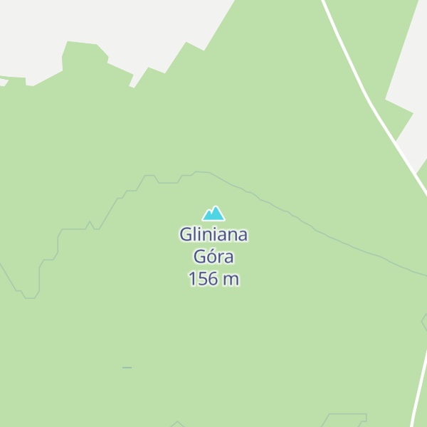 Map of Gliniana Góra