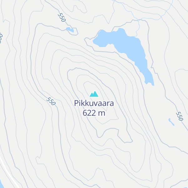 Map of Pikkuvaara