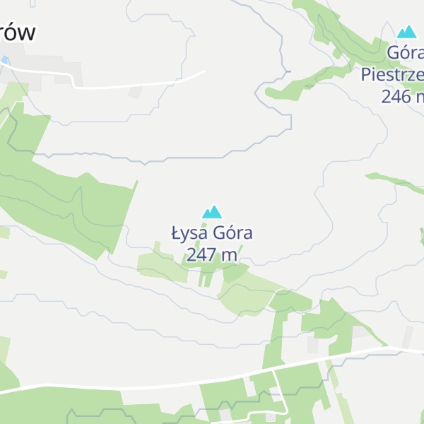 Map of Łysa Góra