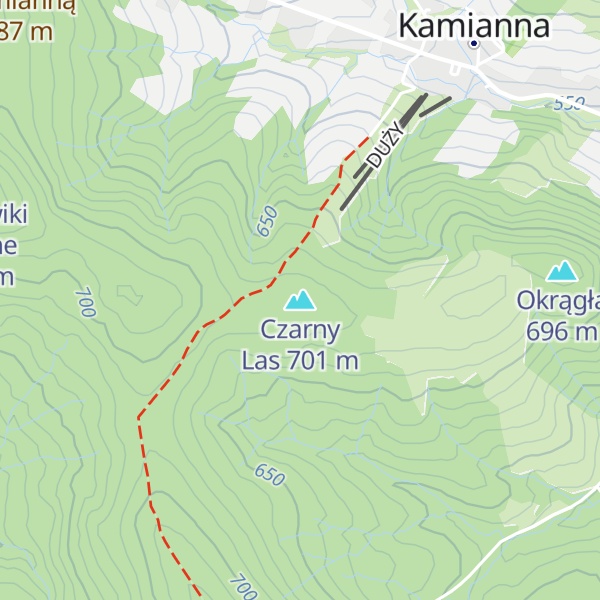 Map of Czarny Las