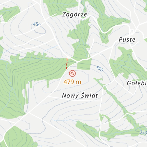 Map of Wał Rychwałdzki