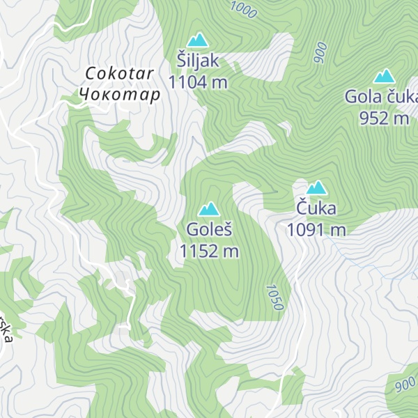 Map of Goleš