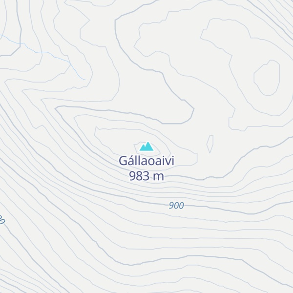 Map of Gállaoaivi
