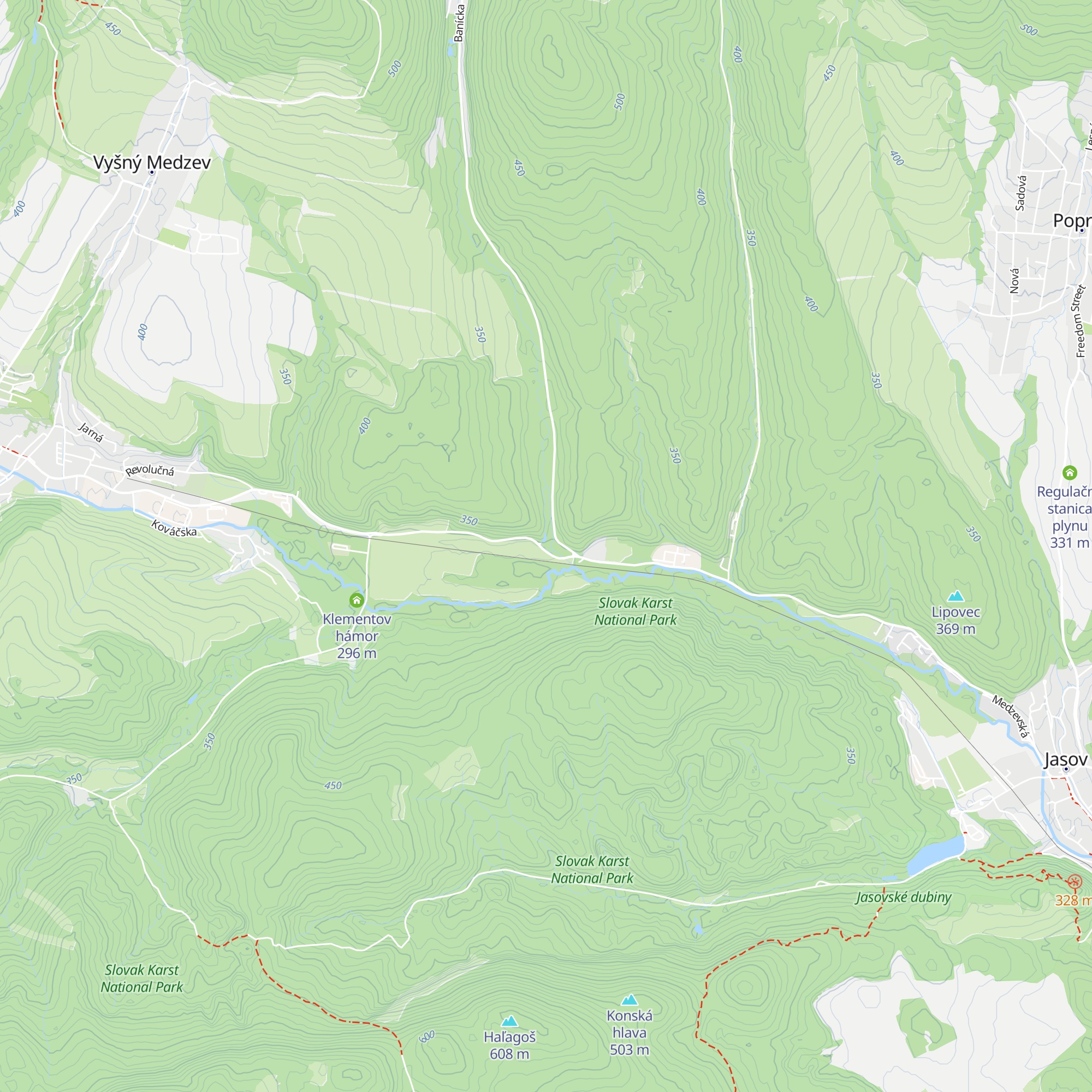 Lörincov hámor map