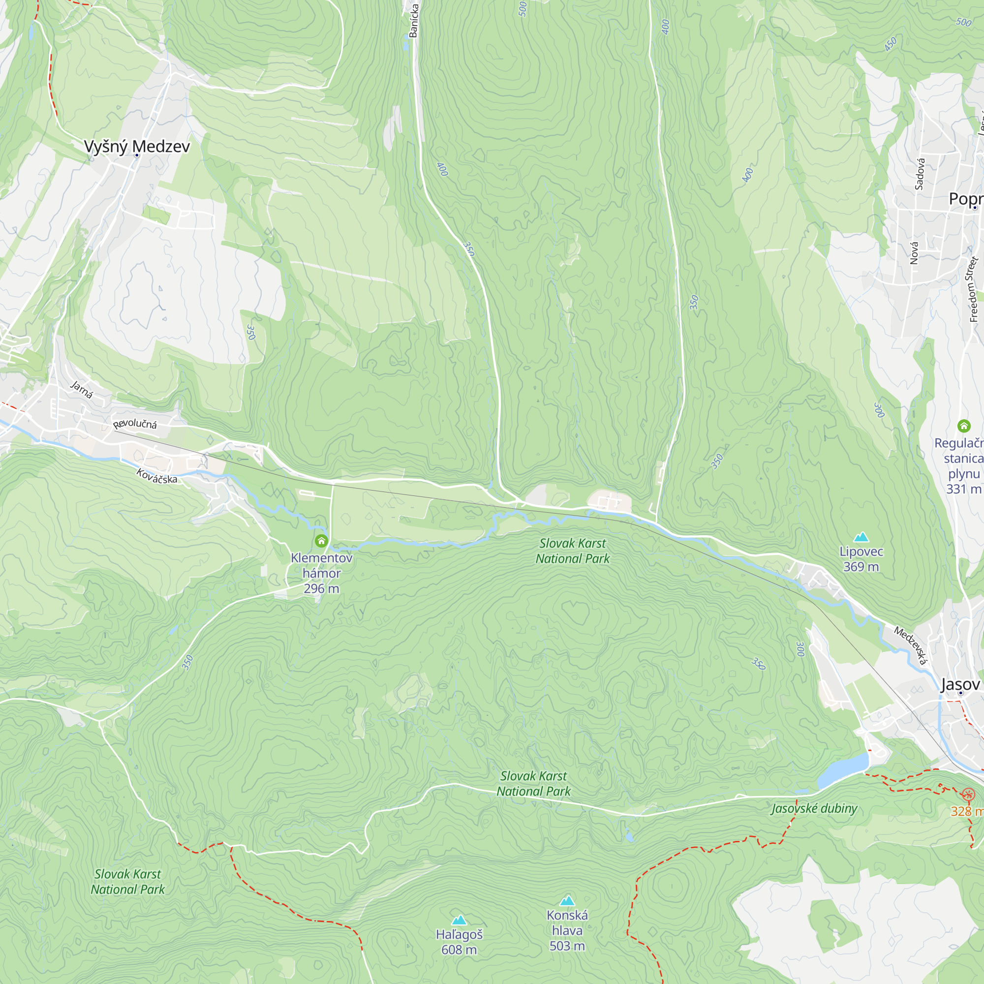 Lörincov hámor map