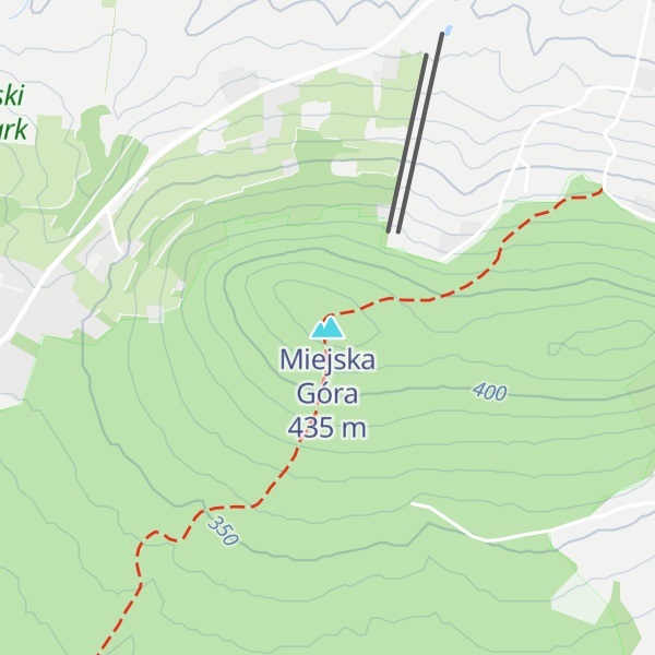 Map of Miejska Góra