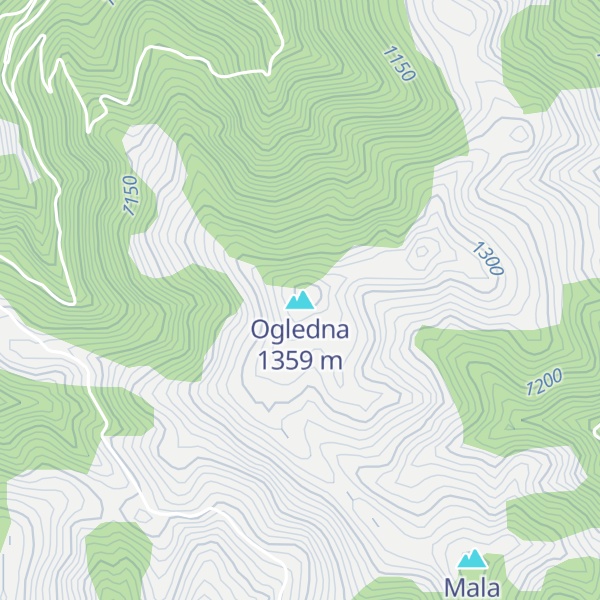 Map of Ogledna