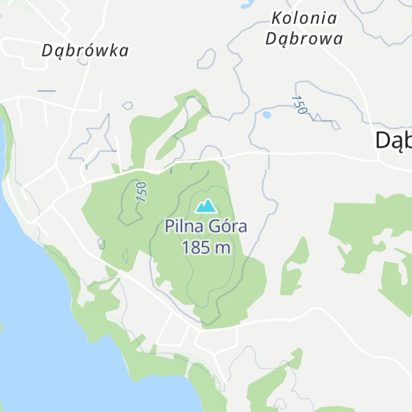 Map of Pilna Góra