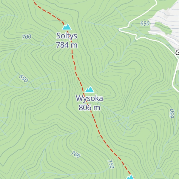Map of Wysoka