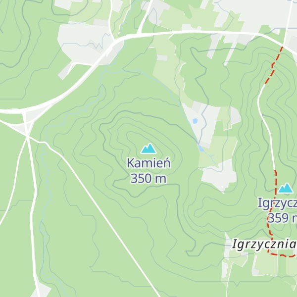 Map of Kamień