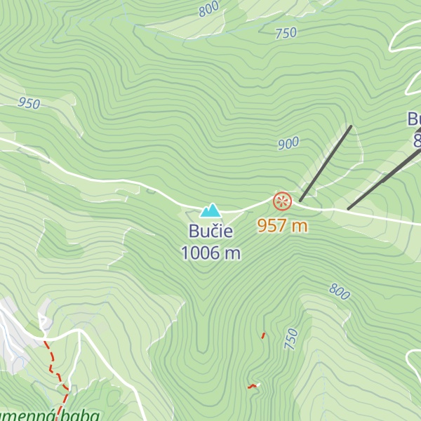 Map of Bučie