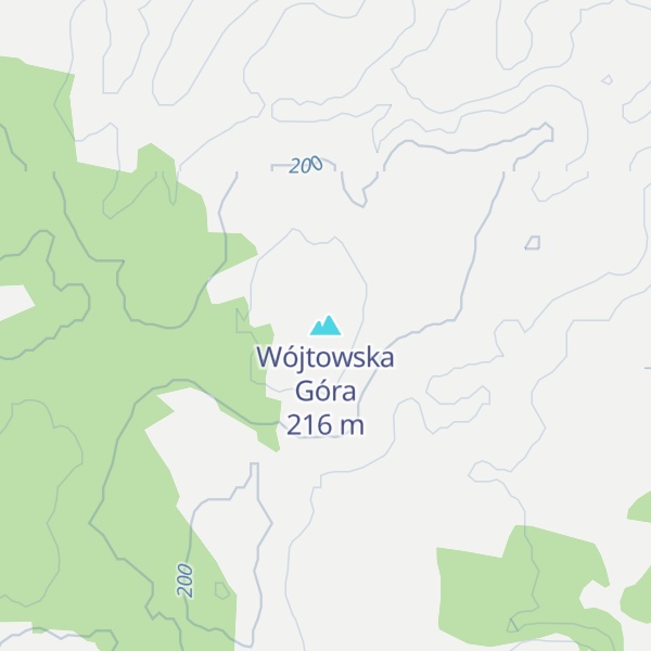 Map of Wójtowska Góra