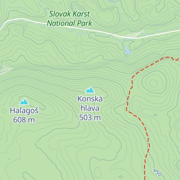 Map of Konská hlava