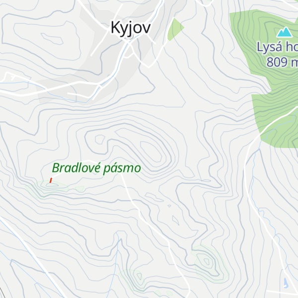 Map of Beskydok