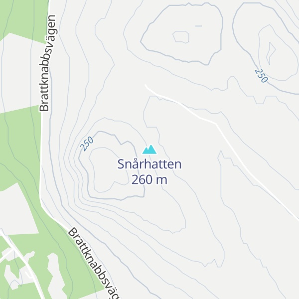 Map of Snårhatten