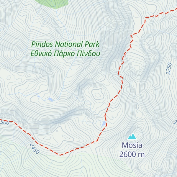 Map of Óros Smólikas