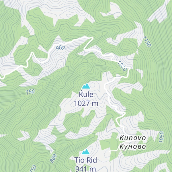 Map of Ḱule