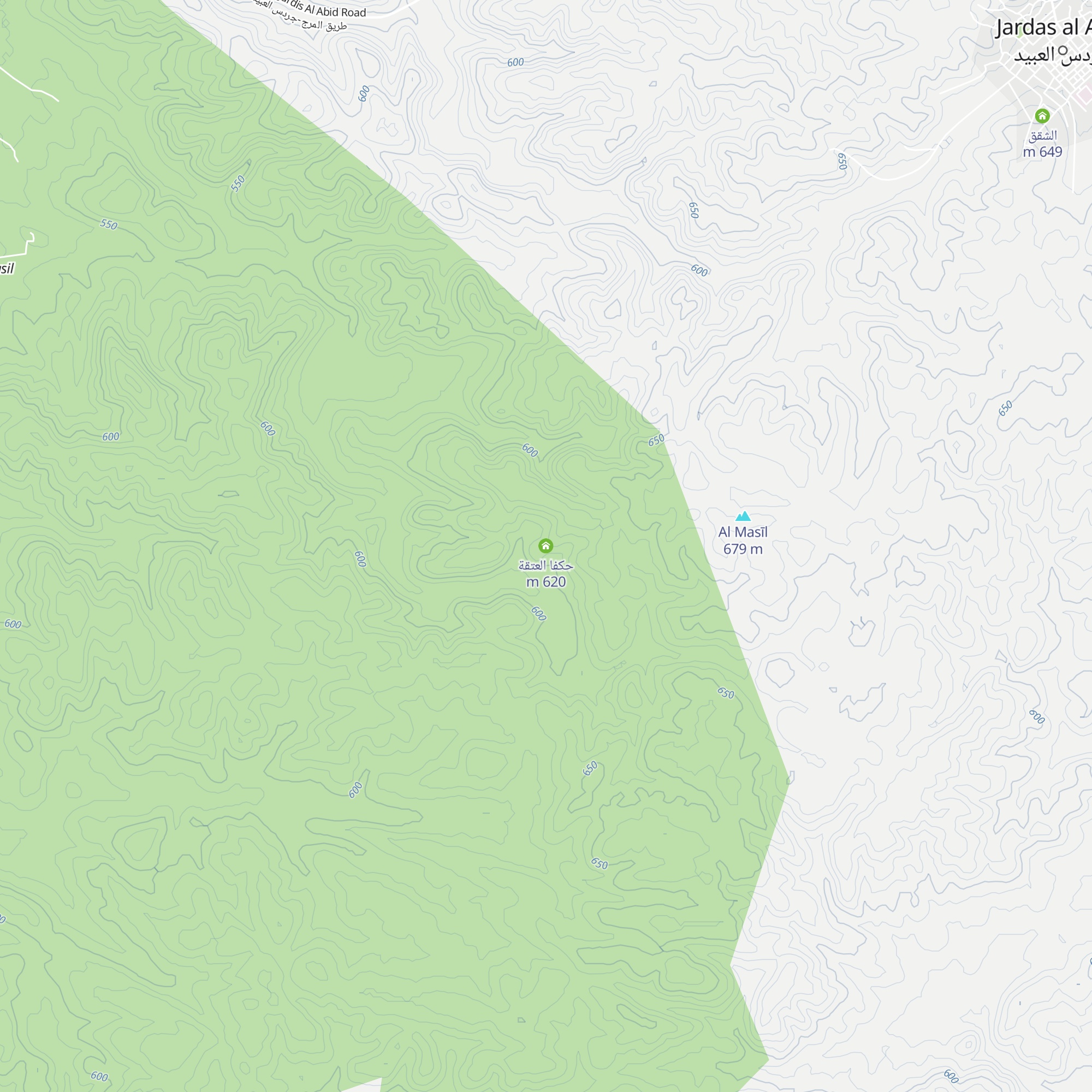 حكفا العتقة map