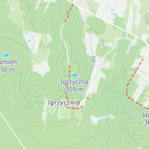 Map of Igrzyczna