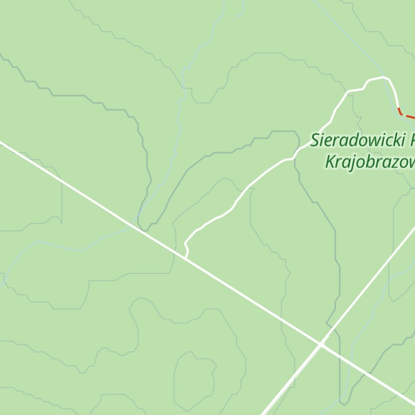 Map of Piaseczna Góra