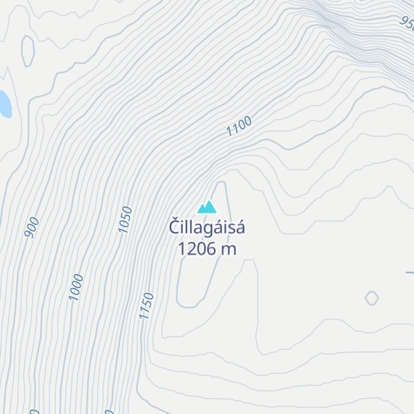 Map of Čillagáisá