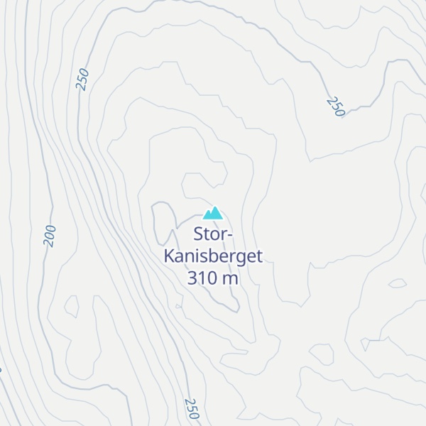 Map of Stor-Kanisberget