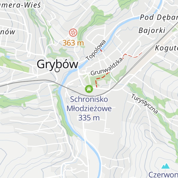 Map of Schronisko Młodzieżowe